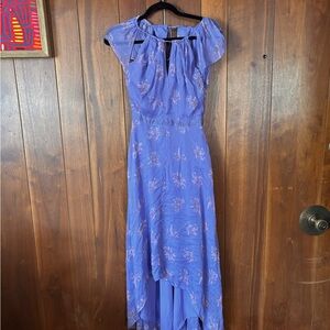 NWT Elizabeth and James 100% silk floral maxi dress